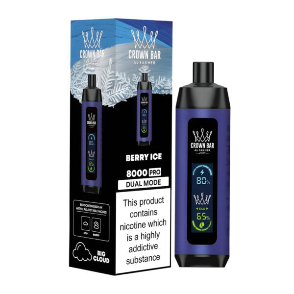 Al Fakher Crown Bar Disposable Vape – 8000 Puffs