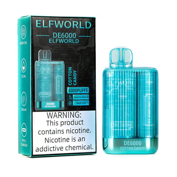 Elfworld De6000 Disposable Vape Pod Device – 6000 Puffs